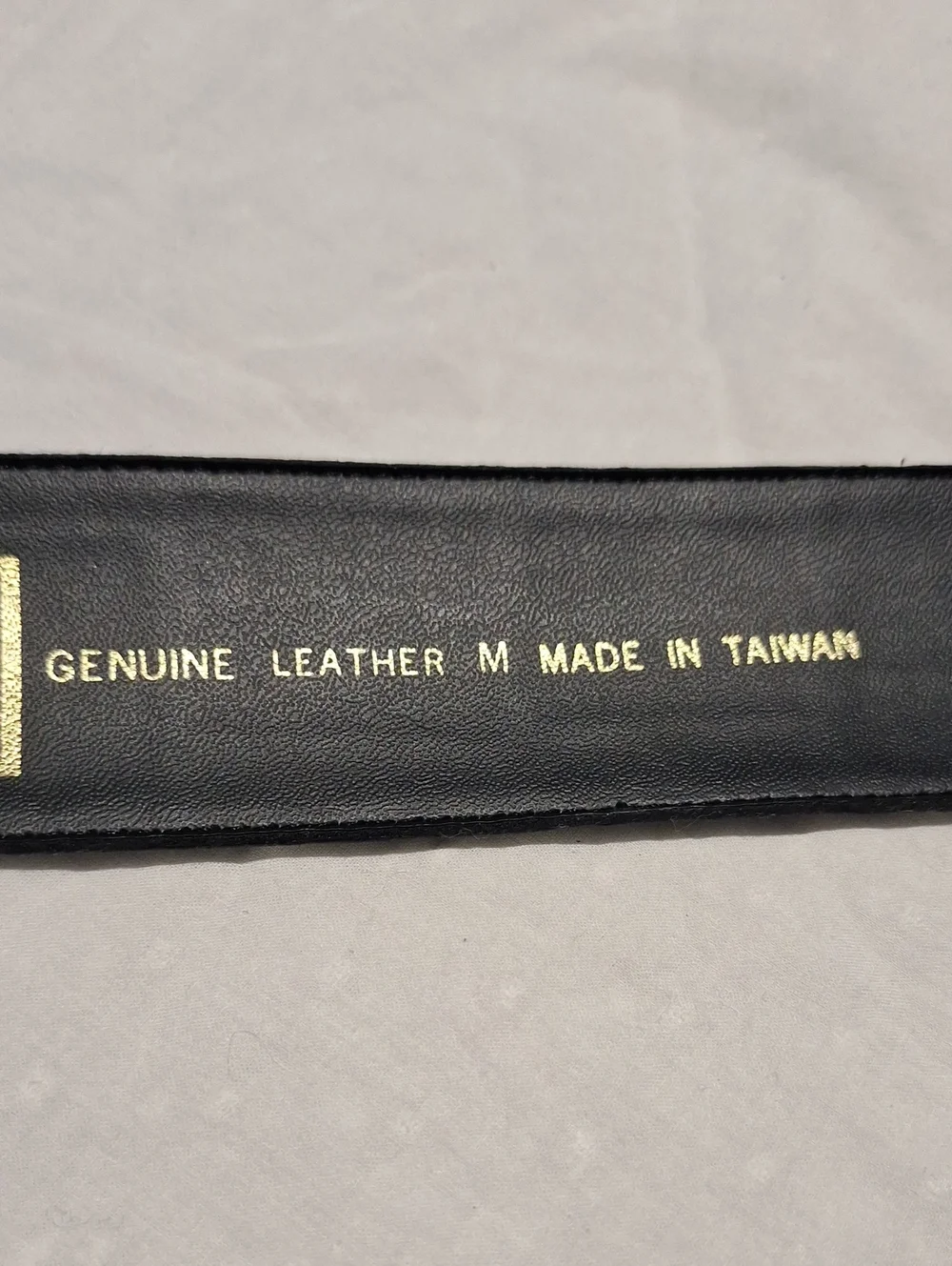 Worthington Vintage Black Croc-Embossed Leather Women's Belt